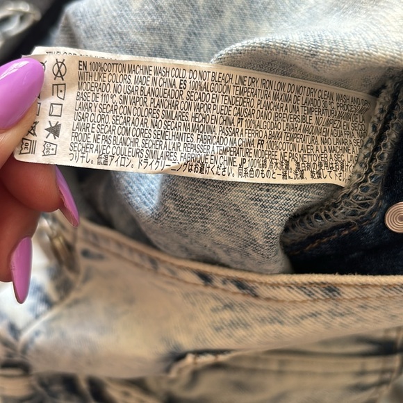 Forever 21 Acid Wash Overalls NWOT - Picture 11 of 11